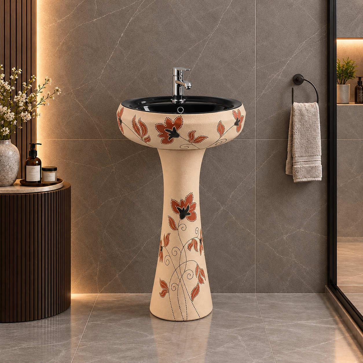 Sonet RP-1064, washbasin with pedestal